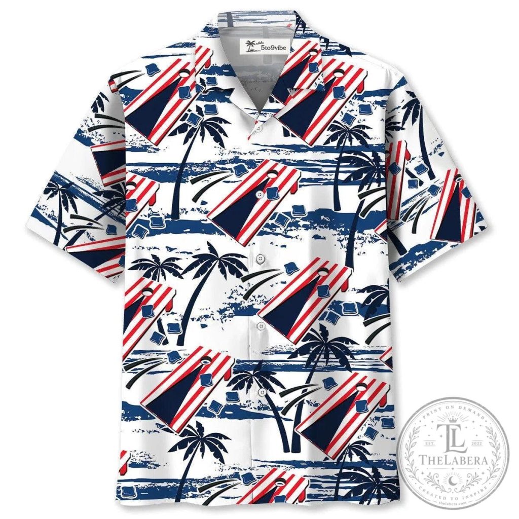 Cornhole American Beach Unisex Hawaiian Shirt For Men and Women 141 Cornhole American Beach Unisex Hawaiian Shirt For Men and Women