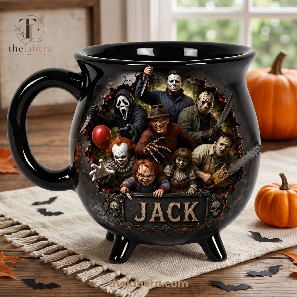 The Labera Jack Horror Cauldron Mug Black