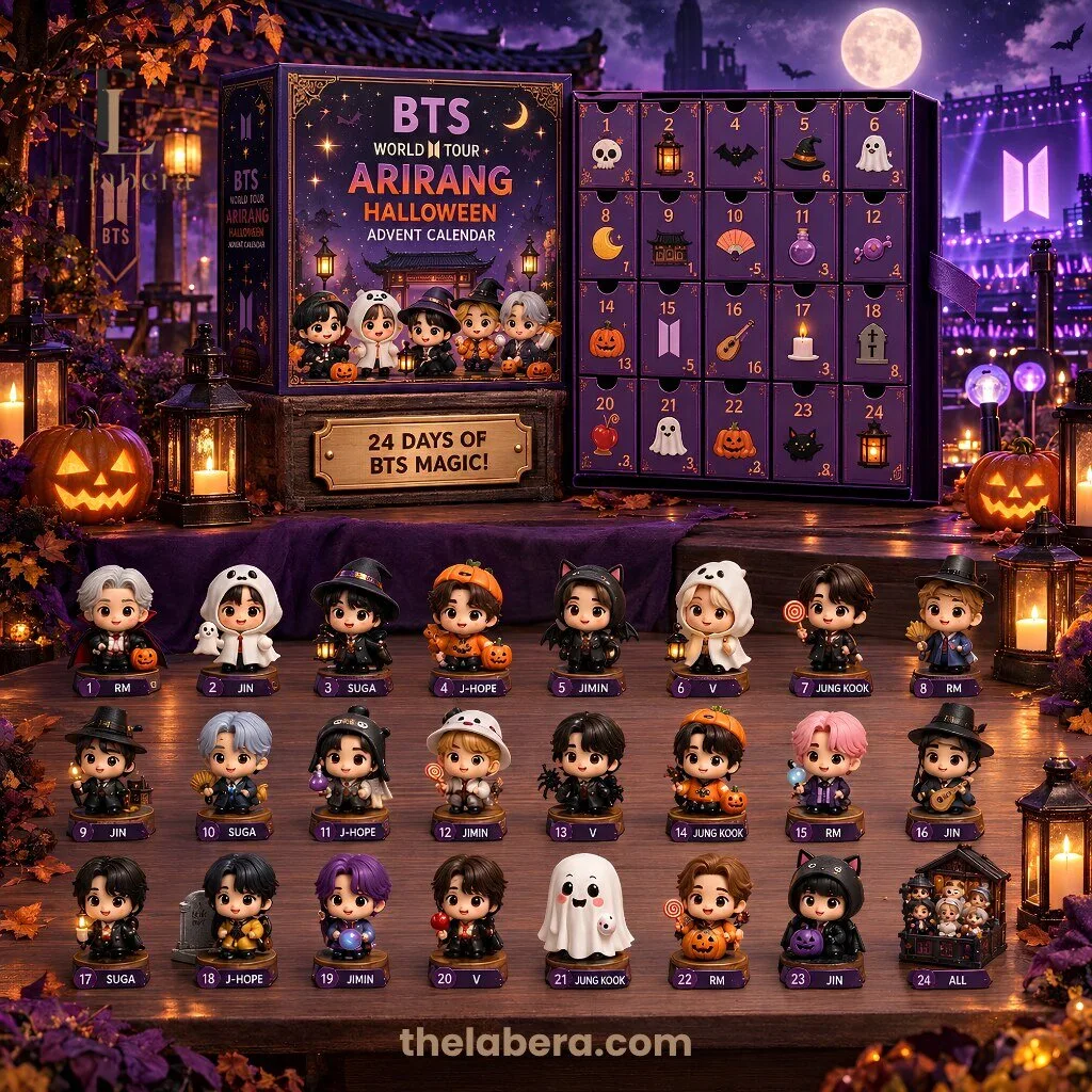 BTS World Tour Arirang Halloween Advent Calendar 24 Mini Figures 24 Days Surprises 4 BTS World Tour Arirang Halloween Advent Calendar 24 Mini Figures 24 Days Surprises