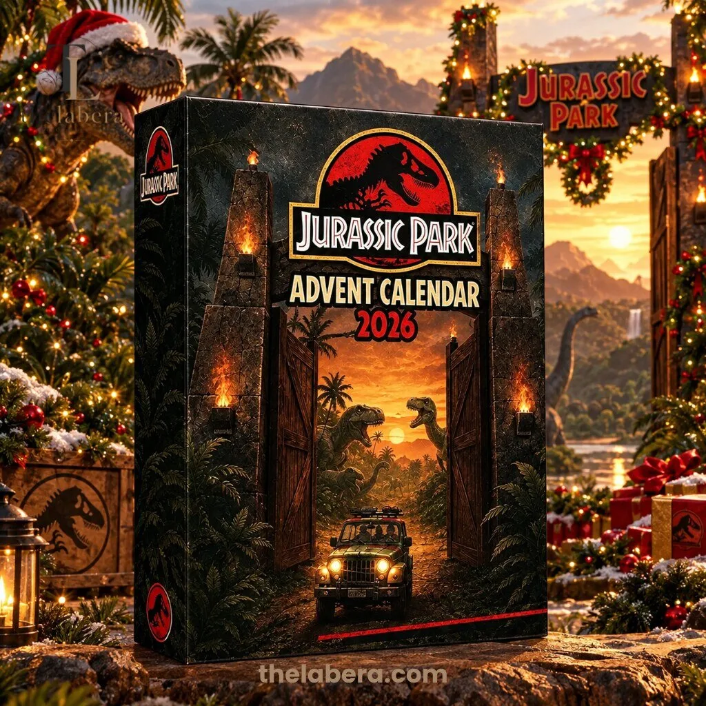 Jurassic Park Advent Calendar 2026 24 Dinosaur Figures