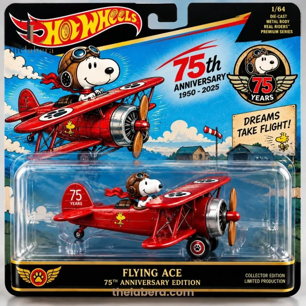 "Top 2026 Advent Calendars and Collectibles: Unlock Joyful Surprises!" 6 Hot Wheels Snoopy Flying Ace 75th Anniversary Edition Die-Cast Car