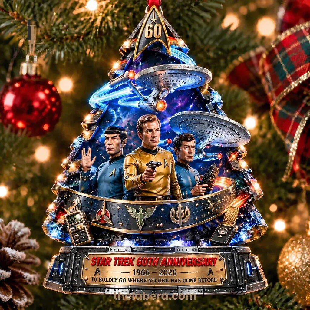 Star Trek 60th Anniversary Christmas Ornament 1966-2026