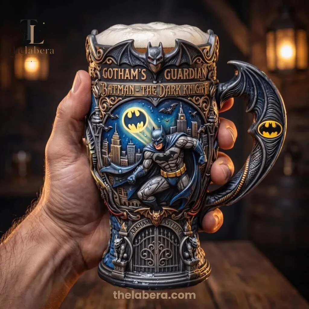 Batman Gotham Guardian Arkham Asylum Decorative Beer Stein Dark Knight