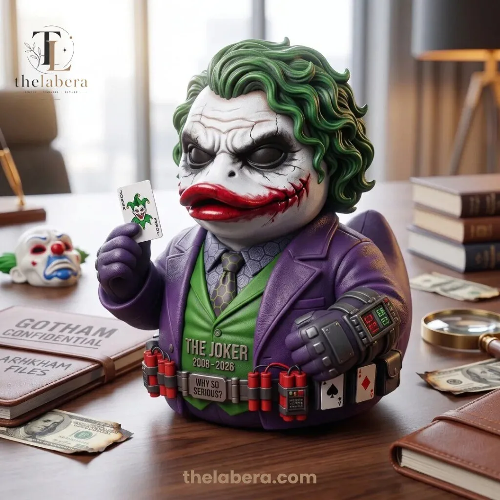 Joker Duck Collectible Why So Serious Purple Green