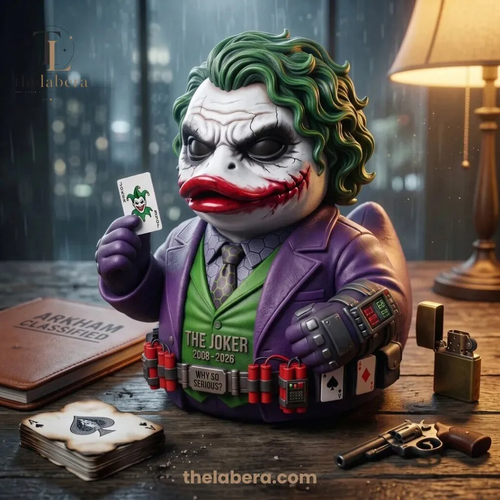 Joker Duck Collectible Why So Serious Purple Green