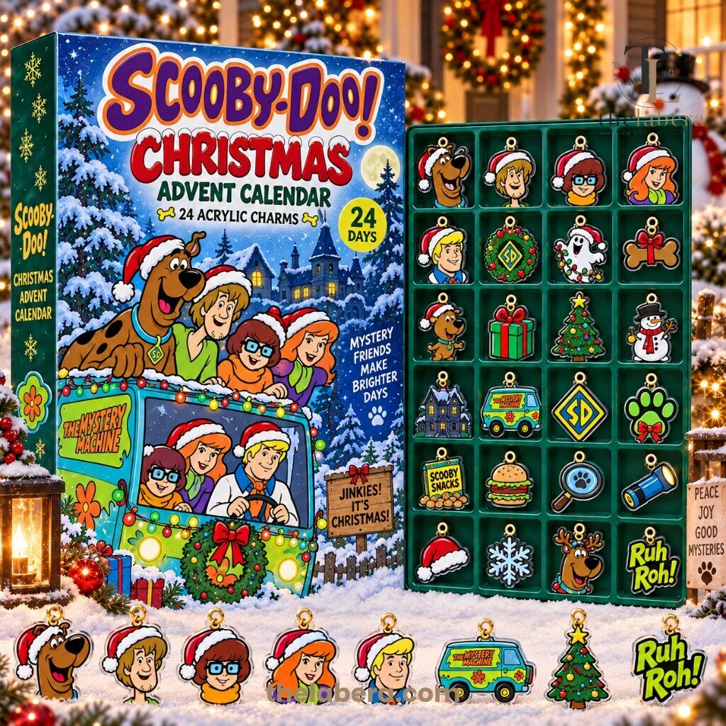 Scooby-Doo Christmas Advent Calendar 24 Acrylic Charms 2 Scooby-Doo Christmas Advent Calendar 24 Acrylic Charms