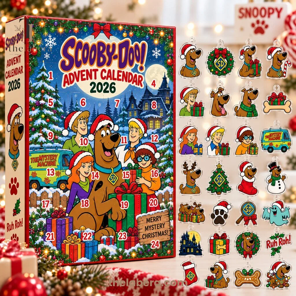 Scooby-Doo Advent Calendar 2026 with 24 Christmas Charms