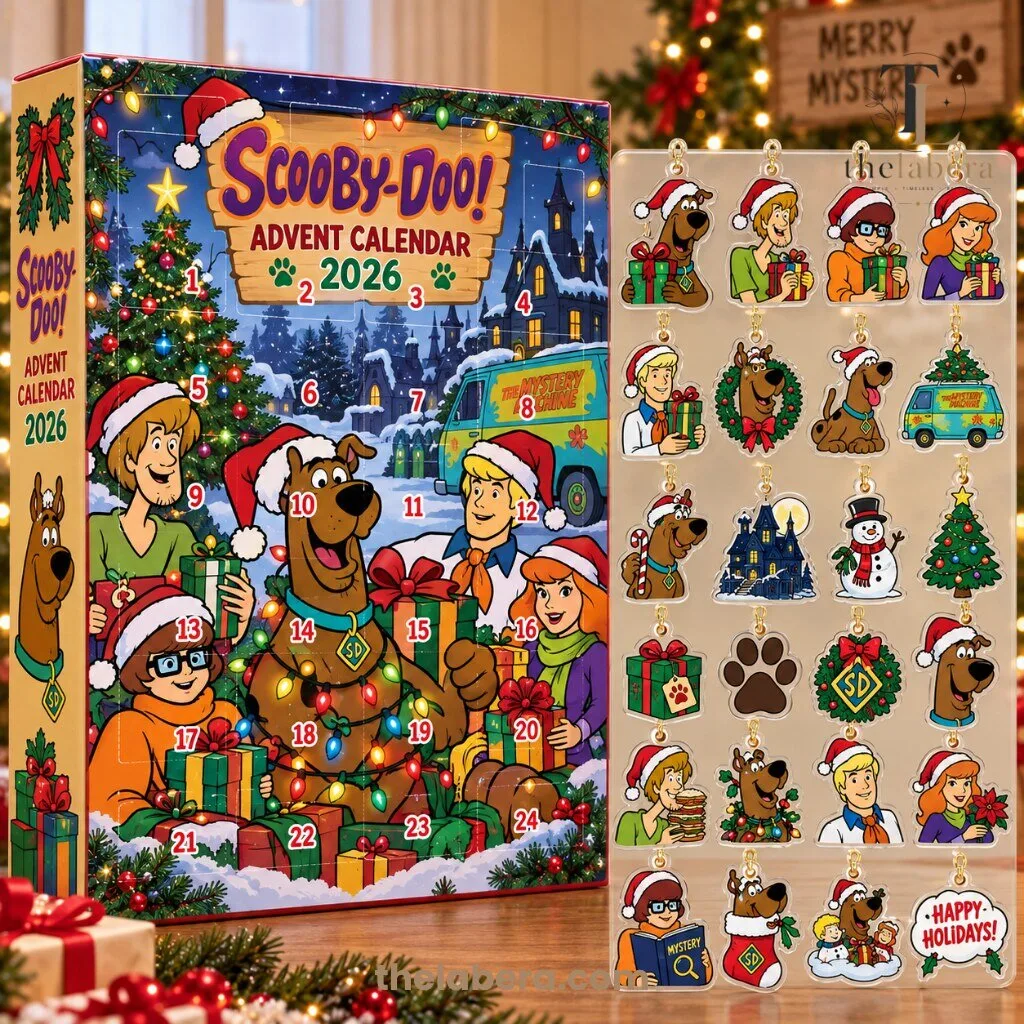 Scooby-Doo Advent Calendar 2026 Christmas Countdown Acrylic Charms