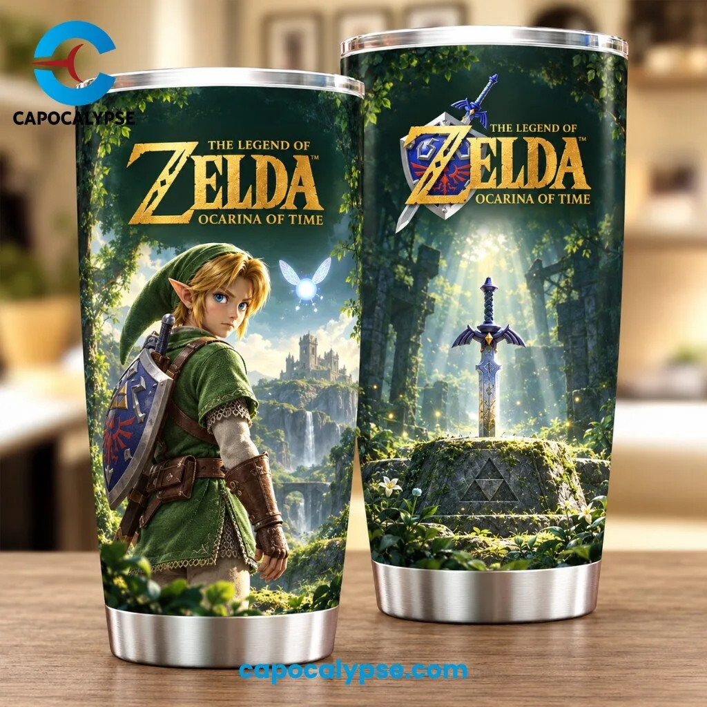"Top 5 Unique Advent Calendars and Pop Culture Gift Ideas 2023" 4 The Legend of Zelda Ocarina of Time Stainless Steel Tumbler