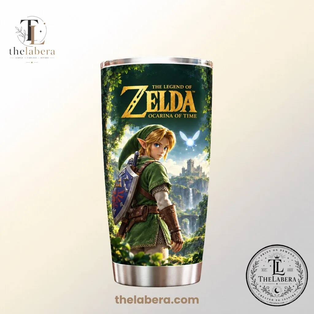 The Labera Green Hero Forest Sword Adventure Tumbler