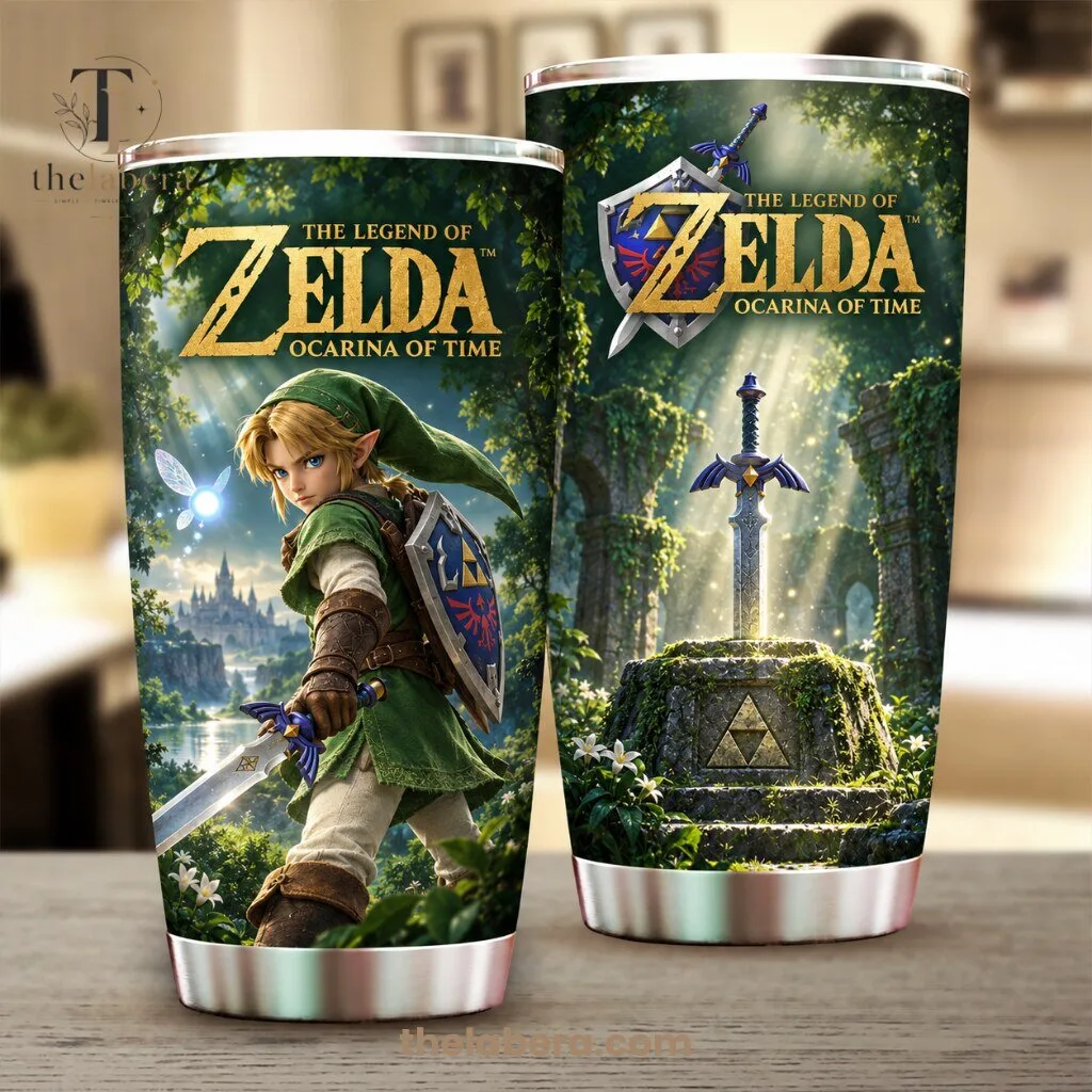 The Labera Green Hero Forest Sword Adventure Tumbler