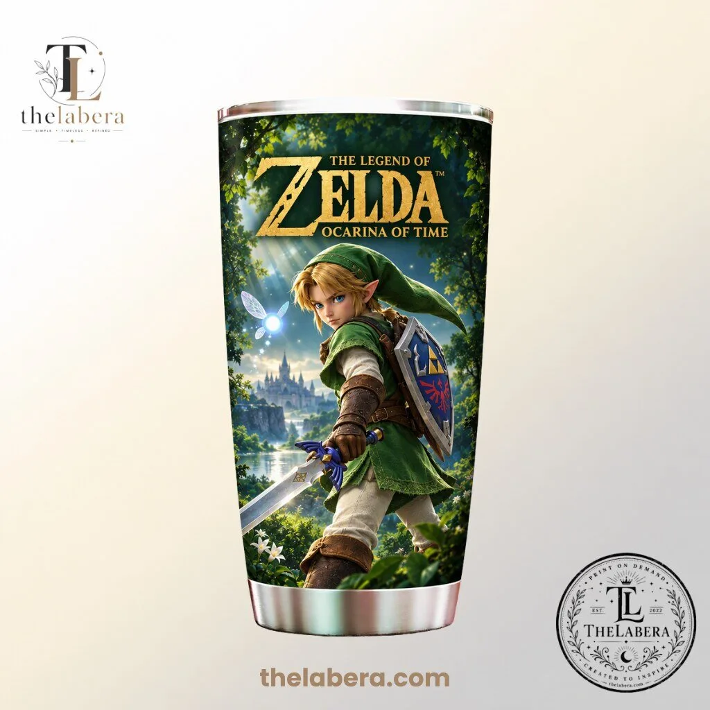 The Labera Green Hero Forest Sword Adventure Tumbler