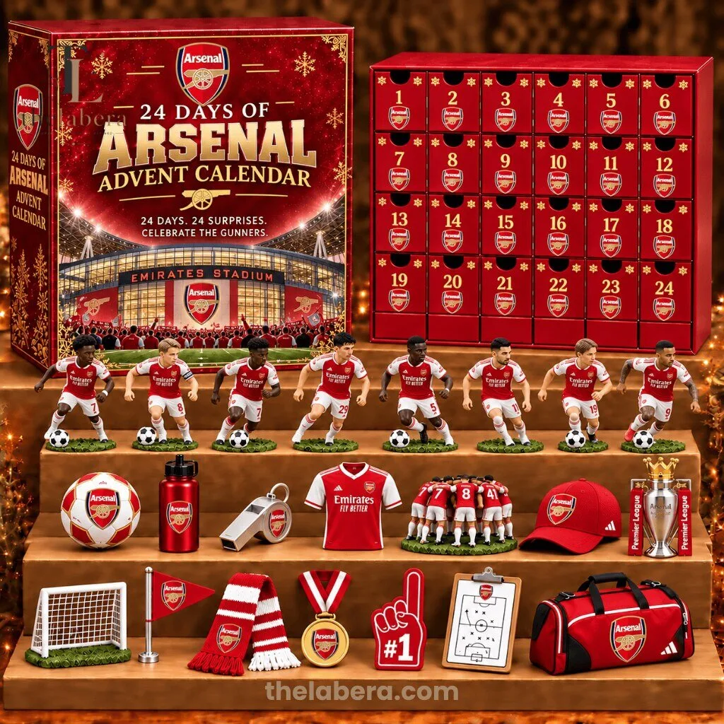 The Labera 24 Days Football Club Advent Calendar Red 2 The Labera 24 Days Football Club Advent Calendar Red
