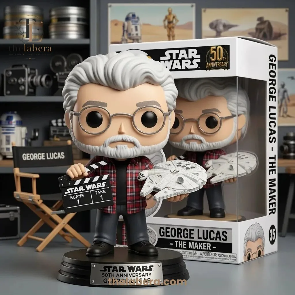 The Labera Filmmaker Vinyl Figure Plaid Shirt Edition with Clapperboard 1 The Labera Filmmaker Vinyl Figure Plaid Shirt Edition with Clapperboard