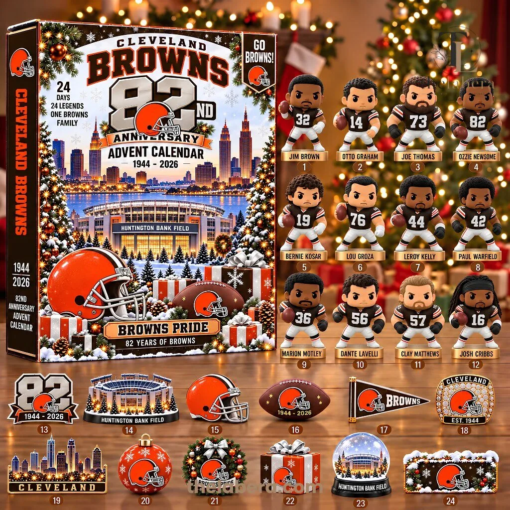 Cleveland Browns 82nd Anniversary Advent Calendar 1944-2026