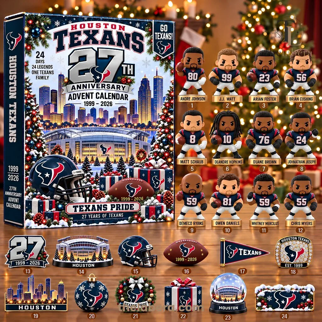 Houston Texans 27th Anniversary Advent Calendar 1999-2026