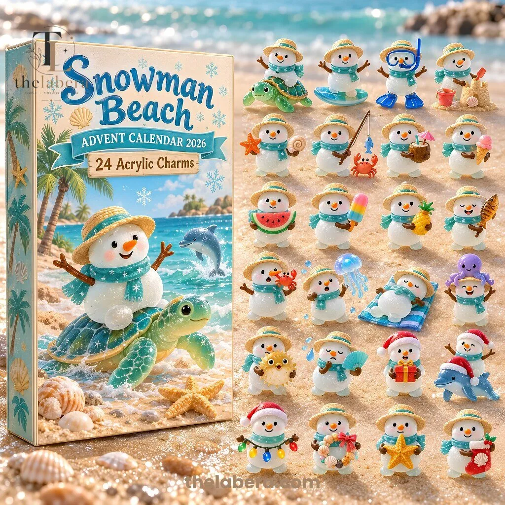 Snowman Beach Advent Calendar 2026