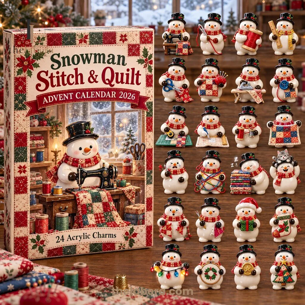 Snowman Stitch & Quilt Advent Calendar 2026